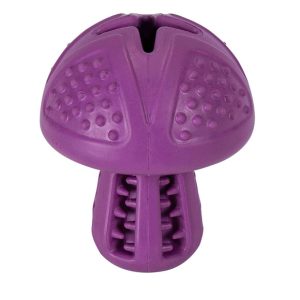 FREEDOG Rubberen speelgoedsnack Magic Mushroom VIOLET 8,7 x 7,1 x 7,1 cm
