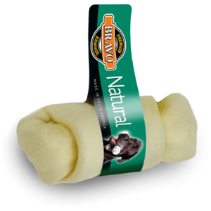 BRAVO-Natural knotted bone 4-5'' (10-12 cm)/ 50 g