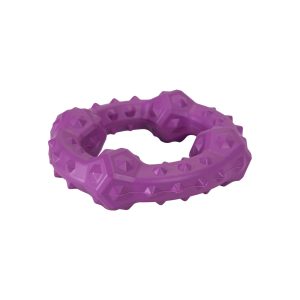 FREEDOG Rubber Toy Roundabout VIOLET 11,4 x 11,4 x 3,1cm
