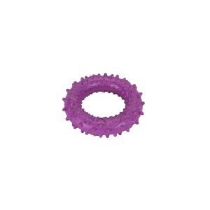 FREEDOG rubberen hoepel speelgoed VIOLET 9,2 x 9,2 x 2,4 cm