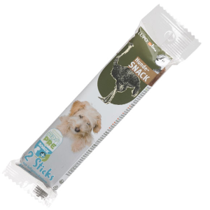 LUPOLino hondensticks struisvogel 2 stuks 50g