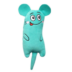 Plusche muis met kattenkruid -angry