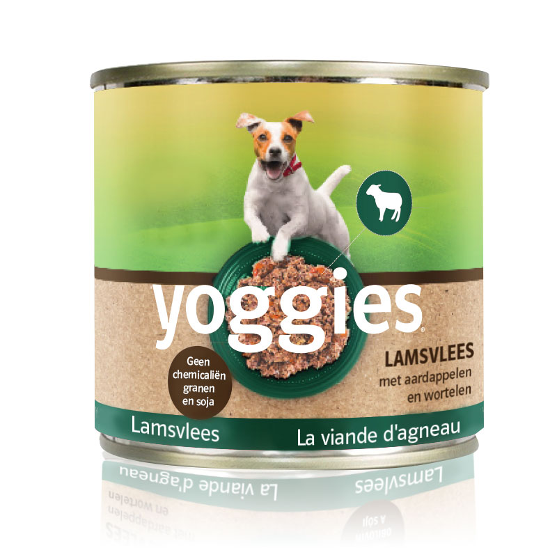 800g Yoggies blik lam met aardappelen en wortelen COPY