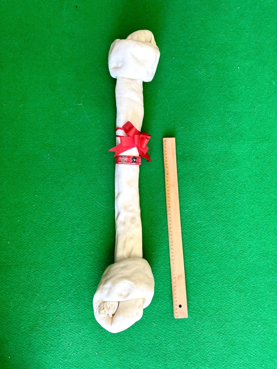 BRAVO - Natural knotted bone 36'' (90 cm)/ 1.300 g