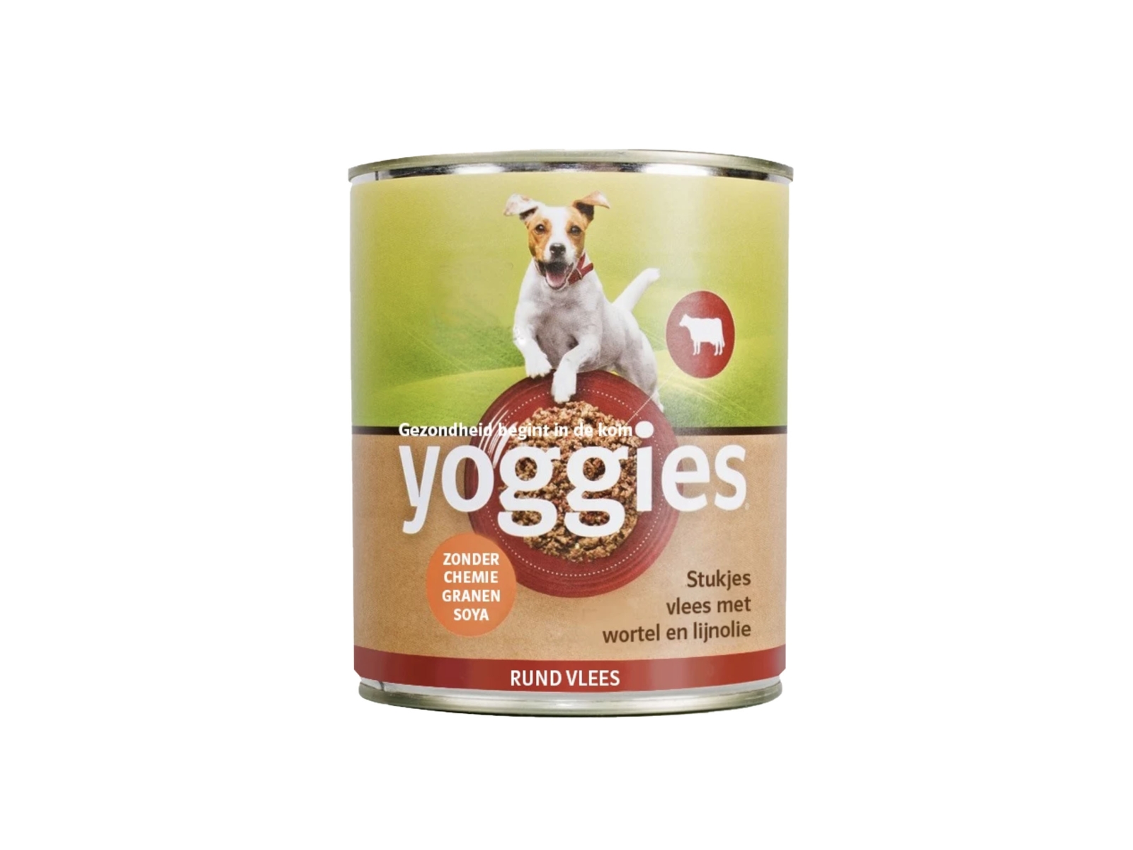 800g Yoggies blik rundvlees met wortel