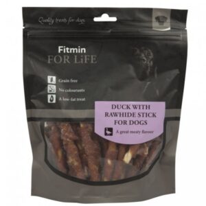 Fitmin For Life -Eend op een buffelstokje hondensnack 400 g