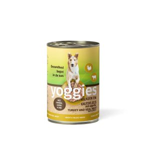 400g Yoggies blik Kalkoen en Kalfvlees met appels
