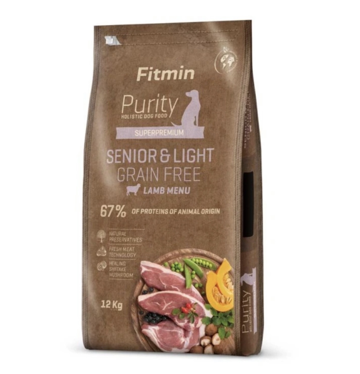Fitmin Dog Purity Senior & Light Grain Free Lamb 12 kg