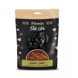 Fitmin For Life - dog & cat treat Konijn jerky 70g