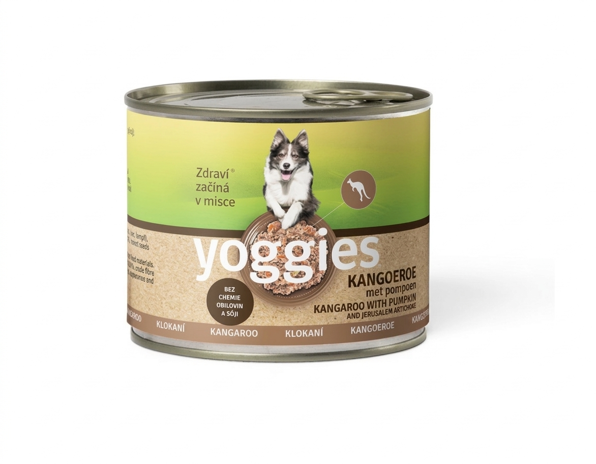 200g Yoggies blik Kangoeroe met pompoen